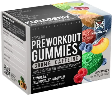 Kodagenix Preworkout Gummies box